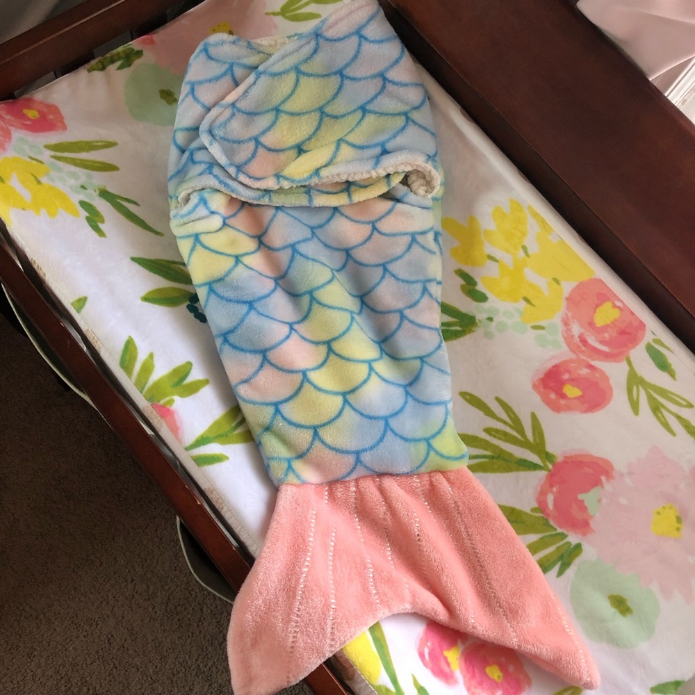 Modern Baby Mermaid Tail Swaddle